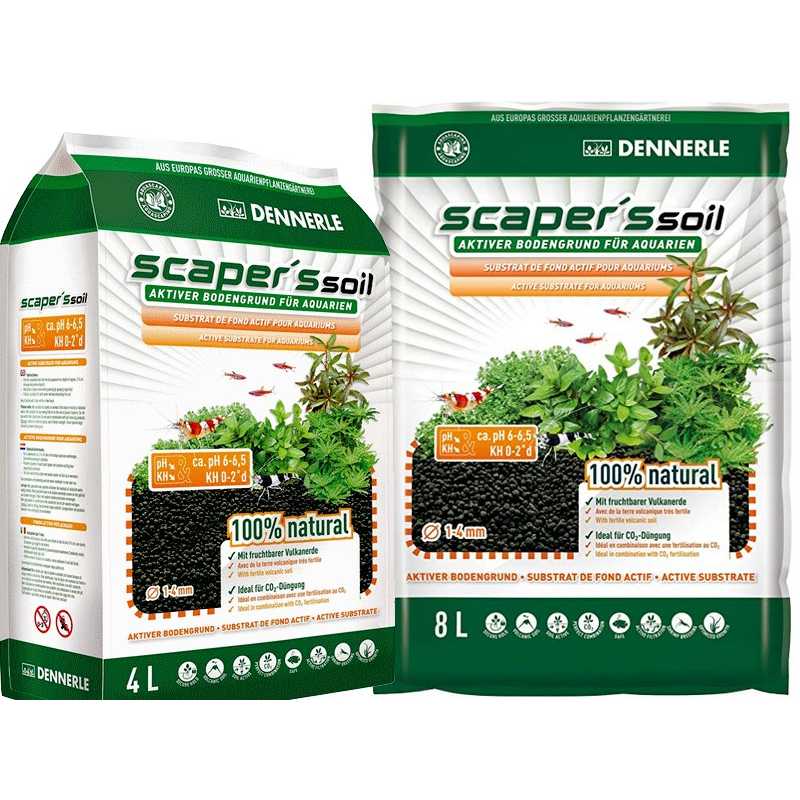 Dennerle Scaper's Soil est un sol technique 100% naturel.