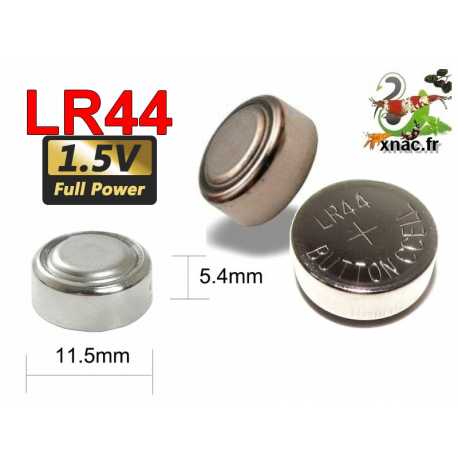 Pile Bouton Lithium LR44 - 1.5V