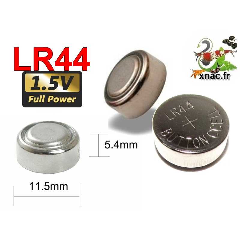 Pile bouton LR44