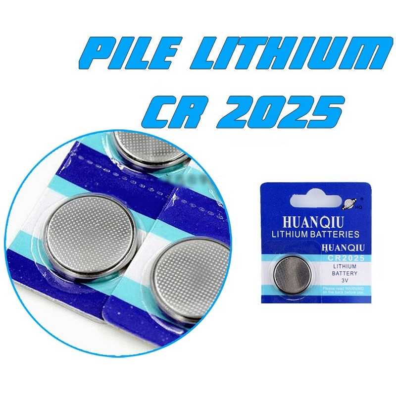 Pile Bouton Lithium CR2025 - 3V - Xnac - Mathieu Anthony